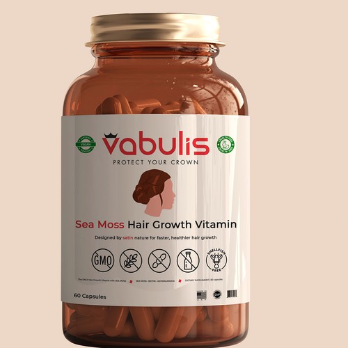 Vitamin label with the title 'supplement'