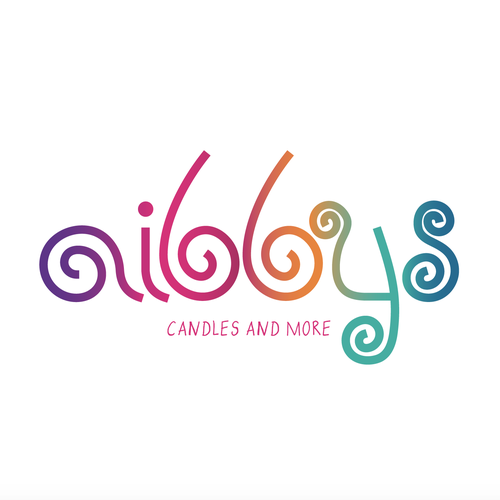 Family business logo with the title 'Fun design for mom and daughter candle shop'