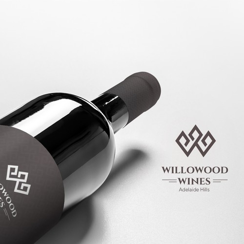 W design with the title 'Willowood Wines'