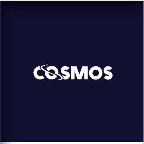 Star design with the title 'Minimalist lettering logo with cosmic elements'