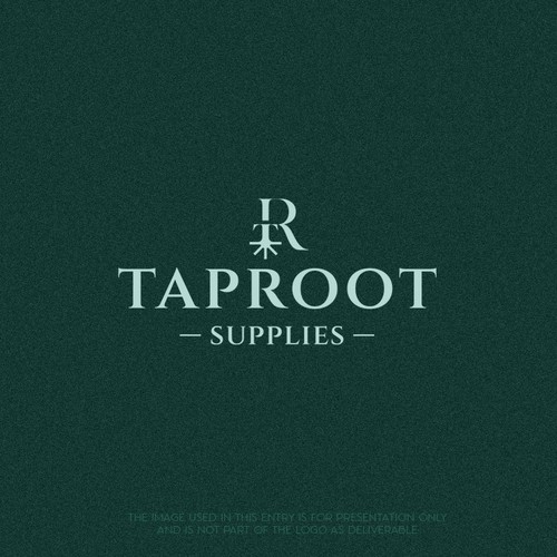 Logo with the title 'Taproot Supplies'