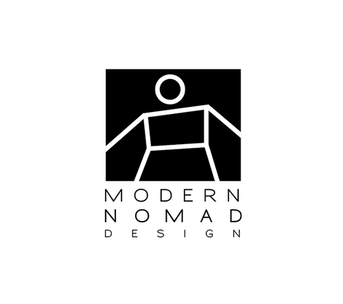 Store logo with the title 'Create a Logo for Modern Nomad Design'