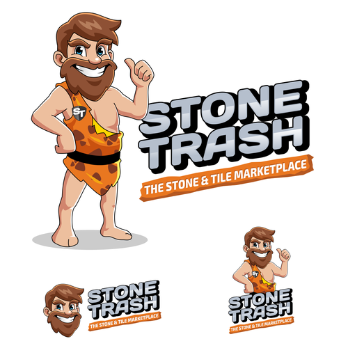 Beard design with the title 'StoneTrash'