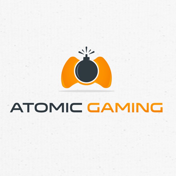 Bomb logo with the title 'Atomic Gaming'