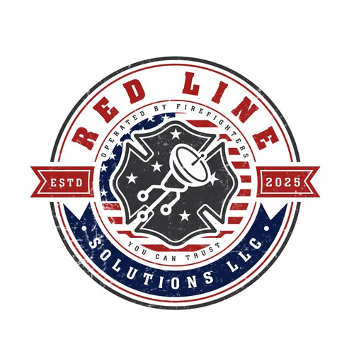 Fiber design with the title 'Red Line Solutions LLC'