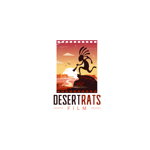 Desert logo with the title 'Desert RATS Film - Winning Project'