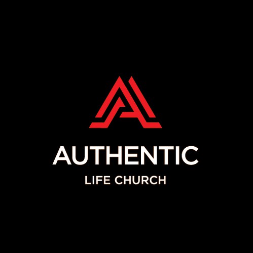 Religious design with the title 'Authentic Life Church'