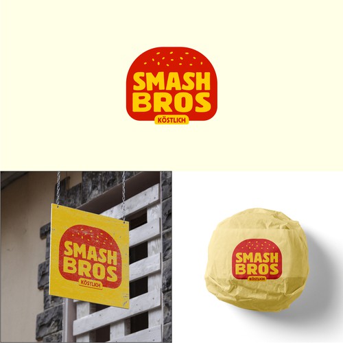 Burger brand with the title 'Logo Design for a Burger Restaurant'
