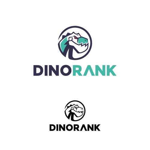 Internet logo with the title 'DINORANK'