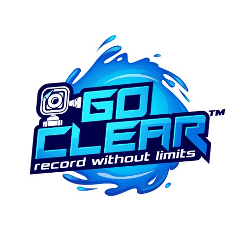 Lens logo with the title 'Extreme Sports Logo Style for GoPro Accessories'