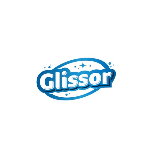 Shiny logo with the title 'Logo design for cleaning product'