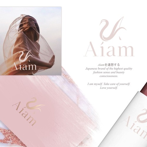 Swan logo with the title 'Aíamを連想する'