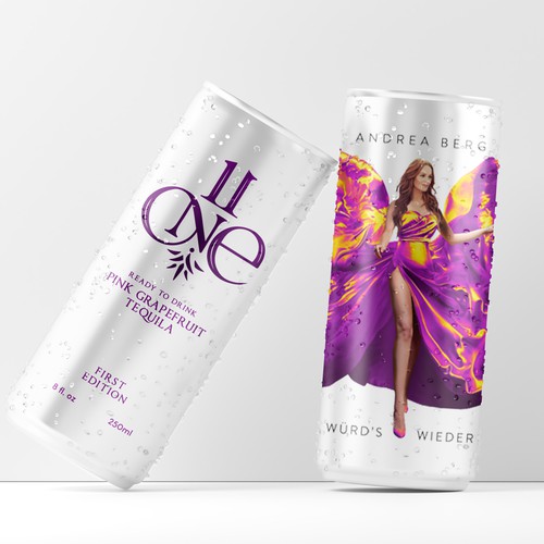 Feminine packaging with the title 'Tequila Label Design'