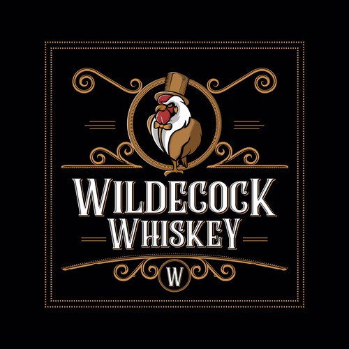 Whiskey logo with the title 'Whiskey'