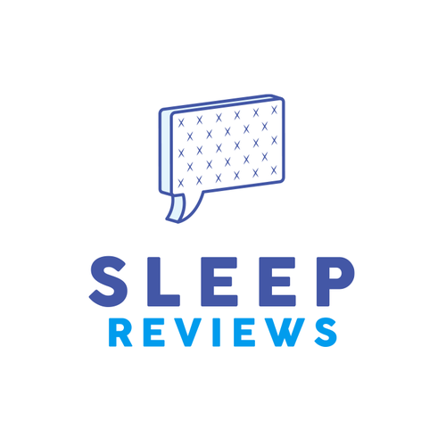 Pillow design with the title 'Sleep Reviews'