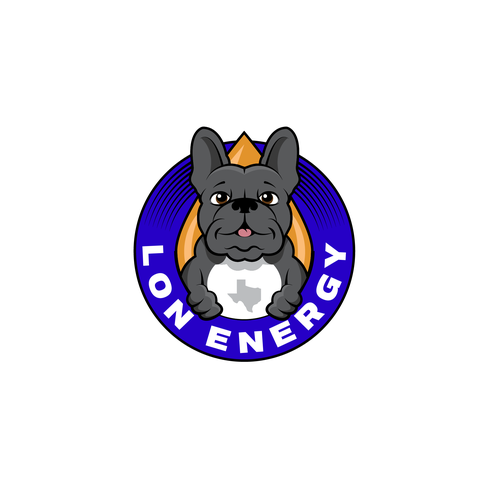 Gas brand with the title 'LON ENERGY LOGO DESIGN'