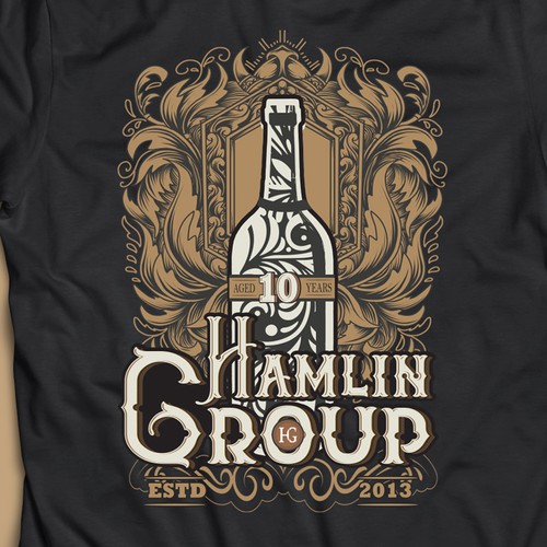 Wine t-shirt with the title 'Vintage t shirt design'