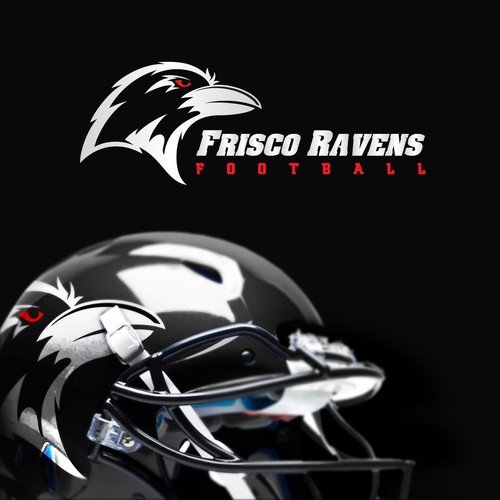 Raven logo with the title 'Frisco Ravens Football'