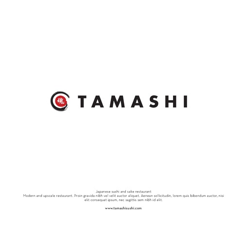 Chinese logo with the title 'TAMASHI'