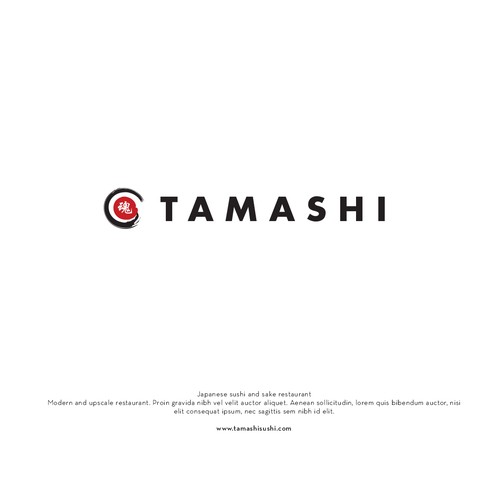 Chinese design with the title 'TAMASHI'