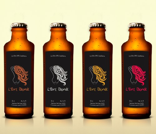 Hair label with the title 'Product label '