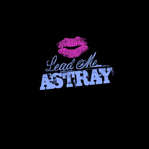 Sensual logo with the title 'Lead Me Astray Beer Logo'