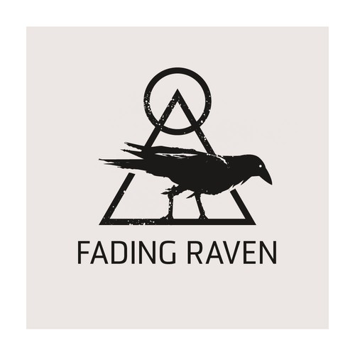 Raven logo with the title 'logo for a line of beauty products'