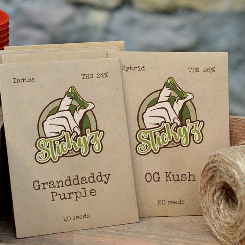 Paper brand with the title 'Cannabis Logo'