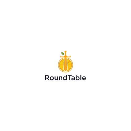 Table logo with the title 'Logo Concept for RoundTable'