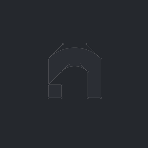 Aa logo with the title 'Brandmark-NR0372'