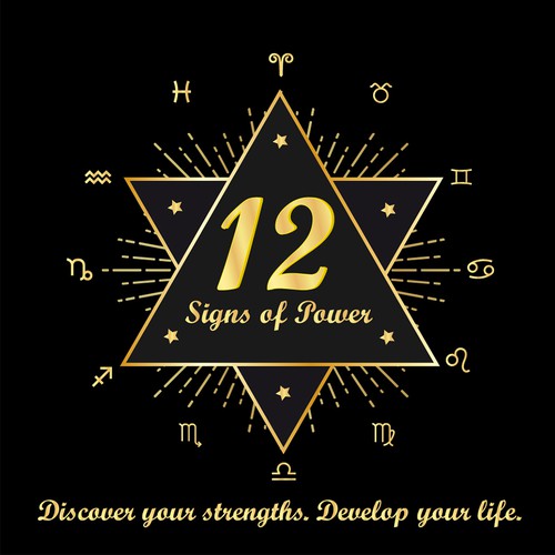 Zodiac logo with the title 'Logo for Astrology site '