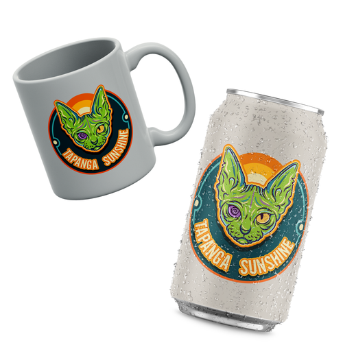 Cool weed logo with the title 'Tapanga Sunshine'