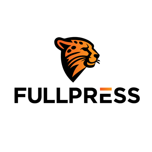 Cheetah design with the title 'fullpress app'