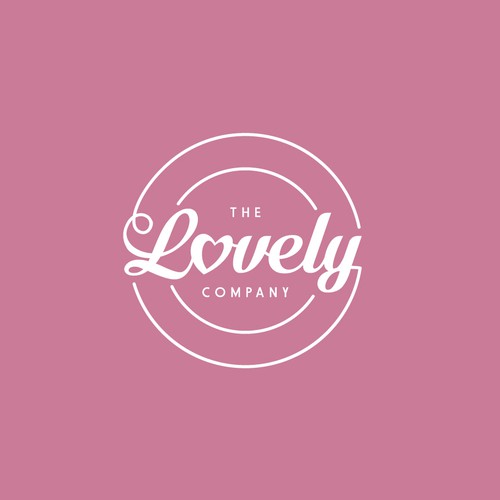 Lovely logo with the title 'Logo for The Lovely Company'
