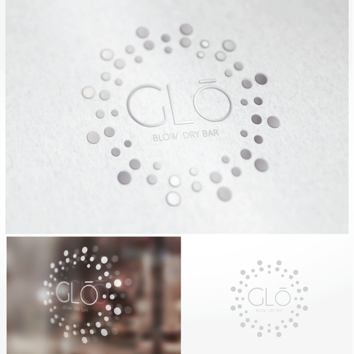 Braids logo with the title 'Can you do simple, clean luxury and still make women SWOON?  Show me. Glō BLOW DRY BAR.'