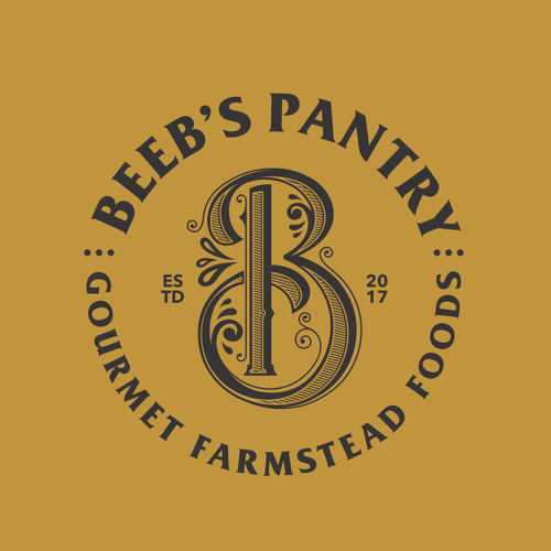 Pantry logo with the title 'BeeB's Pantry - Gourmet Farmstead Foods'