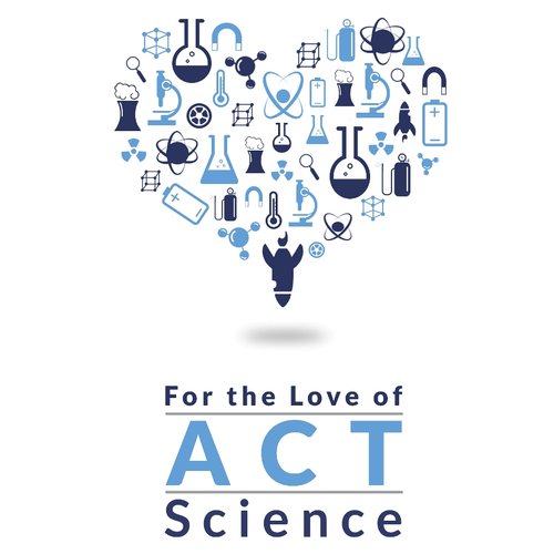 Science book cover with the title 'Innovative Book Cover for a Test Prep texbook'