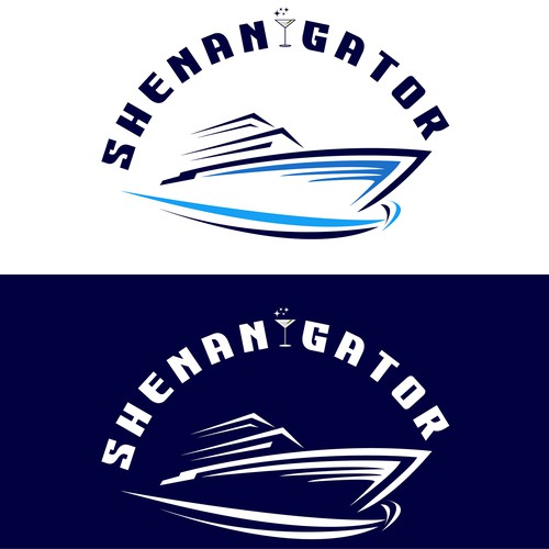 Martini design with the title 'Bar & Nightclub logo'