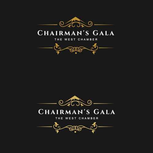 Decorative design with the title 'Elegant logo for a dignified award night for business professionals.'