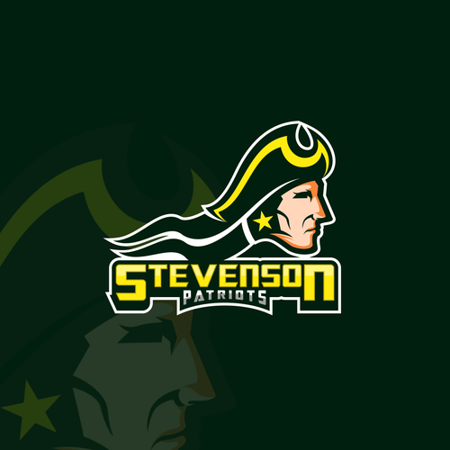 Patriot logo with the title 'Stevenson Patriots'