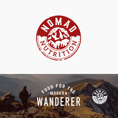 Travel brand with the title 'Nomad Nutrition'