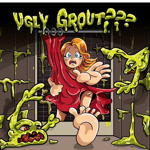 Cartoon artwork with the title 'Cartoony Ad'