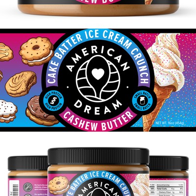 Fun, Peanut Butter Label Design