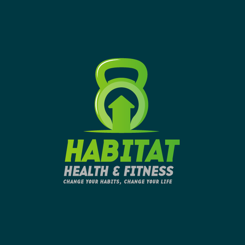 Gym brand with the title 'Habitat Health & Fitness'