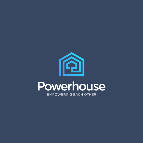 Solar company logo with the title 'Powerhouse'