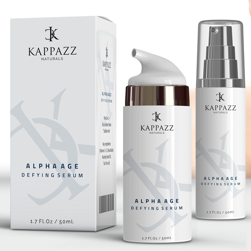 Luxury packaging with the title 'labels design for luxurious and high-end line of cosmetics'