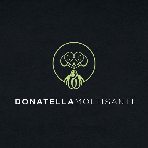 Flower heart logo with the title 'Donatella Moltisanti'