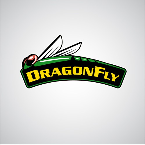 Dragonfly design with the title 'DragonFly Yo-yo Logo'