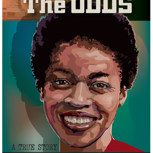 Portrait book cover with the title 'Book cover illustration (portrait) and design'