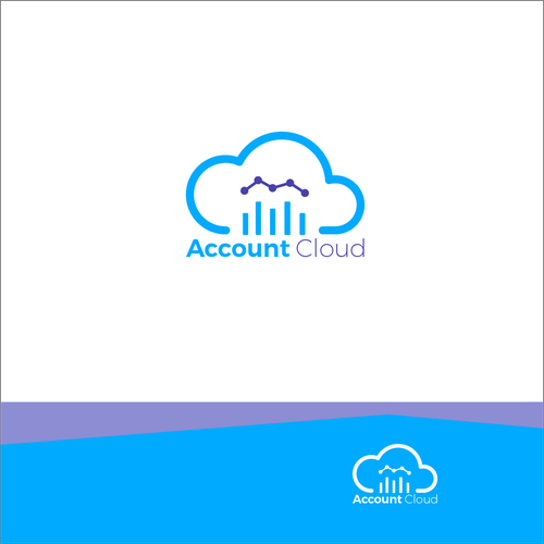 Crystal blue logo with the title 'Account Cloud'